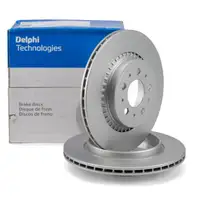 DELPHI Bremsscheiben f&uuml;r VOLVO XC90 I 2.5 T + 3.2 + T6 + V8 + D3 + D5 hinten