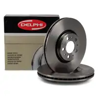 DELPHI Bremsscheiben Satz f&uuml;r VOLVO S60 I S80 II V70 III XC90 I vorne