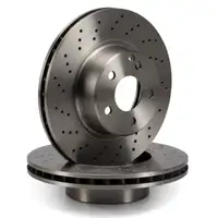 DELPHI Bremsscheiben Satz MERCEDES S-KLASSE W220 S 280 + S 320 ab 02.1999 vorne