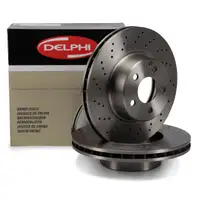 DELPHI Bremsscheiben Satz MERCEDES S-KLASSE W220 S 280 + S 320 ab 02.1999 vorne