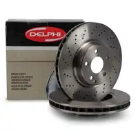 DELPHI Bremsscheiben Satz f&uuml;r MERCEDES-BENZ E-KLASSE W211 S211 SL R230 vorne