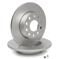 DELPHI Bremsscheiben f&uuml;r AUDI A3 SEAT SKODA OCTAVIA SUPERB VW GOLF 5 6 hinten