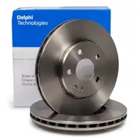 DELPHI Bremsscheiben Satz f&uuml;r MERCEDES-BENZ A-KLASSE W169 B-KLASSE W245 vorne