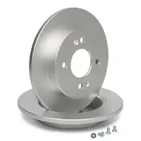 DELPHI Bremsscheiben Satz f&uuml;r HYUNDAI i10 (PA) KIA PICANTO (SA) (TA) (JA) hinten