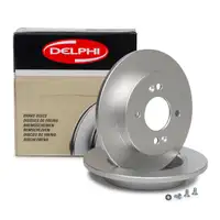 DELPHI Bremsscheiben Satz f&uuml;r HYUNDAI i10 (PA) KIA PICANTO (SA) (TA) (JA) hinten