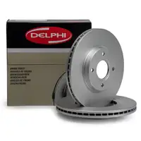 DELPHI Bremsscheiben Satz f&uuml;r FORD B-MAX FIESTA VI MK6 TRANSIT COURIER vorne