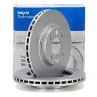 DELPHI Bremsscheiben Satz f&uuml;r DACIA LOGAN II SANDERO II RENAULT CLIO IV vorne
