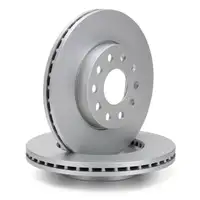 DELPHI Bremsscheiben f&uuml;r SEAT LEON SKODA OCTAVIA III VW GOLF 7 SPORTSVAN vorne