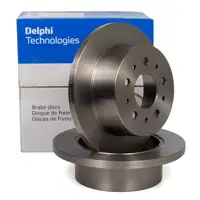 DELPHI Bremsscheiben Satz CITROEN JUMPER f&uuml;r FIAT DUCATO PEUGEOT BOXER hinten