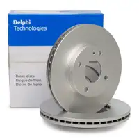DELPHI Bremsscheiben f&uuml;r FORD FIESTA VI MK6 1.0-1.6 Ti 1.4/1.5/1.6 TDCi hinten