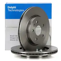 DELPHI Bremsscheiben f&uuml;r OPEL INSIGNIA A SAAB 9-5 (YS3G) 17 / 18 Zoll hinten