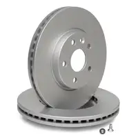 DELPHI Bremsscheiben Satz f&uuml;r CHEVROLET CRUZE OPEL ASTRA J 15 Zoll POC J67 vorne