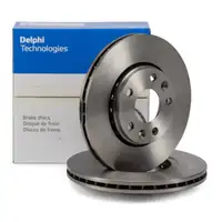 DELPHI Bremsscheiben Satz f&uuml;r DACIA DUSTER RENAULT LAGUNA MEGANE SCENIC vorne