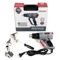 Dino KRAFTPAKET 130221 Heissluftf&ouml;hn Heissluftpistole 2000W 50-650&deg;C