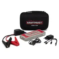 Dino KRAFTPAKET 136150 12V Starthilfeger&auml;t 3in1 500A (1500A) 1700mAh + Powerbank