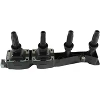 BOUGICORD Z&uuml;ndspule 4x BOSCH Z&uuml;ndkerze CITROEN C2 C3 C4 PEUGEOT 206 307 308 1.6