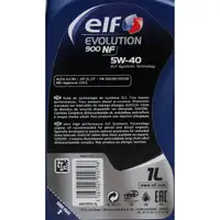 elf Evolution 900 NF 5W-40 Motor&ouml;l VW 502.00/505.00 MERCEDES 229.3 - 1L 1 Liter