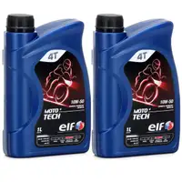 ELF Motor&ouml;l &Ouml;L 4T 4-TAKT MOTO 4 TECH 10W-50 10W50 JASO MA2 - 2L 2 Liter