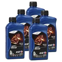 ELF Motor&ouml;l &Ouml;L 4T 4-TAKT MOTO 4 ROAD 10W-40 10W40 JASO MA2 API SL - 5L 5 Liter