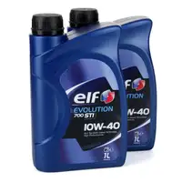 elf Evolution 700 STI 10W-40 Motor&ouml;l f&uuml;r VW 501.01/505.00 MB 229.1 - 2L 2 Liter