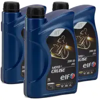 ELF Motor&ouml;l &Ouml;L 4T 4-TAKT MOTO CRUISE 20W-50 20W50 API SH JASO MA2 - 3L 3Liter