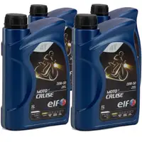 ELF Motor&ouml;l &Ouml;L 4T 4-TAKT MOTO CRUISE 20W-50 20W50 API SH JASO MA2 - 4L 4Liter