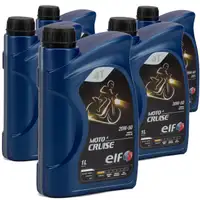 ELF Motor&ouml;l &Ouml;L 4T 4-TAKT MOTO CRUISE 20W-50 20W50 API SH JASO MA2 - 5L 5Liter