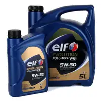 elf Evolution Full-Tech FE 5W-30 Motor&ouml;l RENAULT RN0720 MB 226.51 - 6L 6 Liter