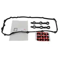 ELRING Ventildeckeldichtung Satz + 15x FEBI Gummidichtung f&uuml;r BMW M54 bis 09.2002