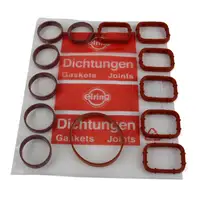 ELRING Dichtungssatz Ansaugkr&uuml;mmer Kr&uuml;mmerdichtungen Geh&auml;use 6 Zylinder Modelle