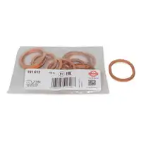 10x ELRING 191.612 Kr&uuml;mmerdichtung Abgaskr&uuml;mmer PORSCHE 914 1.7 VW 411 412 T2