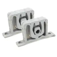 2x Halter Auspuff Schalld&auml;mpferhalter Aufh&auml;ngung Audi A3 Q3 TT VW Golf 4 Tiguan