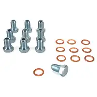 10x &Ouml;lablassschraube + Dichtring BMW E36 E46 E34 E39 E60 E61 E38 E65 E31 X3 X5