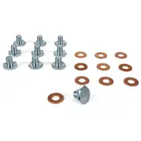 10x &Ouml;lablassschraube + Dichtring M10x1,25 L&auml;nge 13 mm f&uuml;r CITROEN FORD PEUGEOT