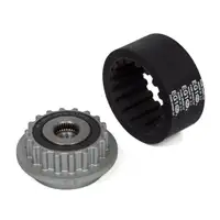 NRF Kompressor Klimaanlage + FEBI Riemenscheibe VW PHAETON T5 TOUAREG 7L 2.5 TDI