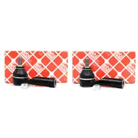 2x FEBI Spurstangenkopf f&uuml;r Renault Clio Kangoo Megane Modus Scenic Twingo vorne