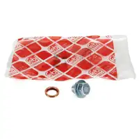 FEBI 48878 &Ouml;lablassschraube M12x1,25mm + Dichtring f&uuml;r DACIA NISSAN RENAULT