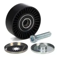 CONTI Keilrippenriemen 6PK1370 + DAYCO FEBI Rollen Set f&uuml;r OPEL ASTRA H ZAFIRA B