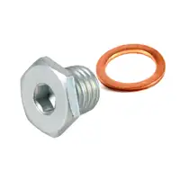 5x FEBI 30968 &Ouml;lablassschraube + Dichtring BMW E81-88 E46 E90-93 X1 E84 Z4 E85