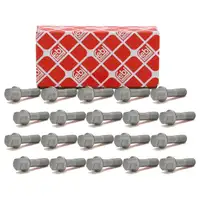 20x FEBI 15655 Radbolzen Radschrauben M12x1,5mm 20mm f&uuml;r MERCEDES-BENZ