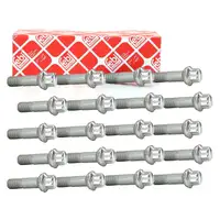 20x FEBI 29196 Radbolzen Radschrauben M14x1,5mm 19mm f&uuml;r MERCEDES-BENZ