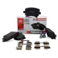 FERODO Bremsbel&auml;ge f&uuml;r Audi A3 A4 A6 TT Seat Skoda VW Golf 5 6 7 Passat hinten