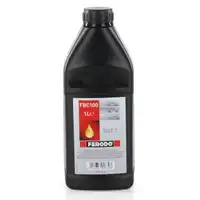 3x 1L 1 Liter FERODO FBC100 Bremsfl&uuml;ssigkeit Kupplungsfl&uuml;ssigkeit DOT 3