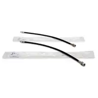 2x FTE Bremsschlauch f&uuml;r PORSCHE 356 A 1500 / 1600 GS Carrera bis 12.1959 hinten