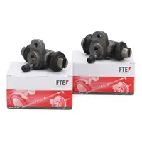 2x FTE R19041A1 Radbremszylinder PORSCHE 924 2.0 125 PS hinten 477611055E