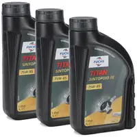FUCHS Achs&ouml;l Achsgetriebe&ouml;l TITAN SINTOPOID FE SAE 75W-85 API GL-5 - 3 Liter