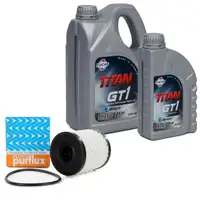 FUCHS Motor&ouml;l 5 Liter &Ouml;lfilter FORD C-MAX FOCUS GALAXY MONDEO S-MAX 2.0/2.2 TDCi