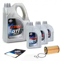 FUCHS Motor&ouml;l TITAN GT1 Pro C-3 5W-30 5W30 7 Liter 7L + HENGST &Ouml;lfilter E11HD57