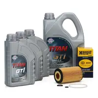 FUCHS Motor&ouml;l TITAN GT1 Pro C-3 5W-30 5W30 7 Liter 7L + HENGST &Ouml;lfilter E11HD57