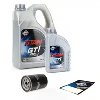 FUCHS Motor&ouml;l TITAN GT1 Pro C-3 5W-30 5W30 5 Liter 5L + HENGST &Ouml;lfilter H14W27